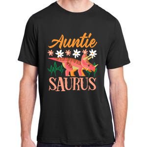 Auntie Saurus Dino Design For Aunt Relative Adult ChromaSoft Performance T-Shirt