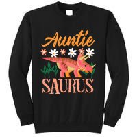 Auntie Saurus Dino Design For Aunt Relative Tall Sweatshirt