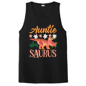 Auntie Saurus Dino Design For Aunt Relative PosiCharge Competitor Tank