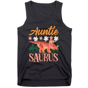 Auntie Saurus Dino Design For Aunt Relative Tank Top