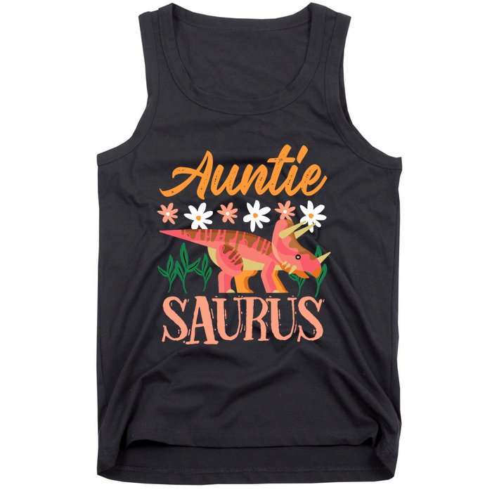 Auntie Saurus Dino Design For Aunt Relative Tank Top