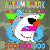Autism Shark Doo Doo Doo Awareness Puzzle Legacy Tie Dye Trucker Hat