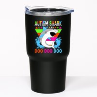 Autism Shark Doo Doo Doo Awareness Puzzle Tumbler