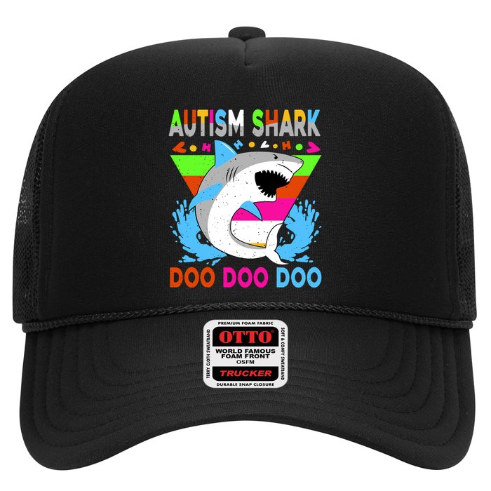 Autism Shark Doo Doo Doo Awareness Puzzle Hat