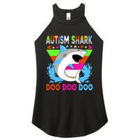 Autism Shark Doo Doo Doo Awareness Puzzle Women's Perfect Tri Rocker Tank