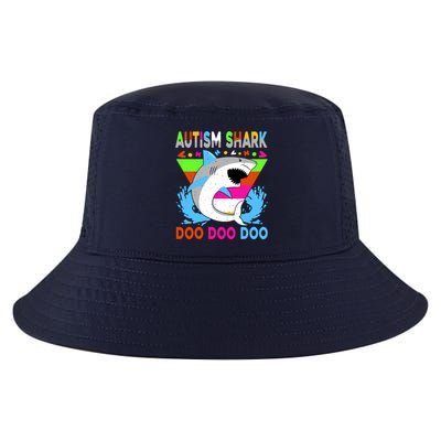 Autism Shark Doo Doo Doo Awareness Puzzle Cool Comfort Performance Bucket Hat