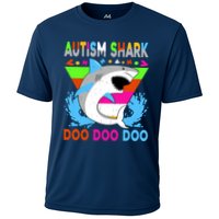 Autism Shark Doo Doo Doo Awareness Puzzle Performance Shirt