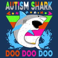 Autism Shark Doo Doo Doo Awareness Puzzle Performance Shirt