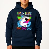 Autism Shark Doo Doo Doo Awareness Puzzle Hoodie