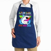 Autism Shark Doo Doo Doo Awareness Puzzle Apron