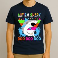 Autism Shark Doo Doo Doo Awareness Puzzle T-Shirt
