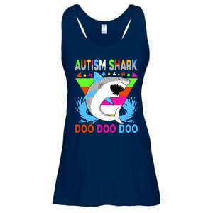 Autism Shark Doo Doo Doo Awareness Puzzle Ladies Essential Flowy Tank