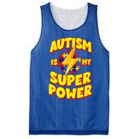 Autism Son Daughter Is My Superpower Gift Mesh Reversible Basketball Jersey Tank