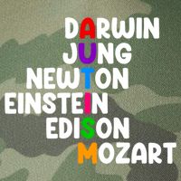 Autism Support Darwin Jung Newton Einstein Edison Mozart Legacy Tie Dye Trucker Hat