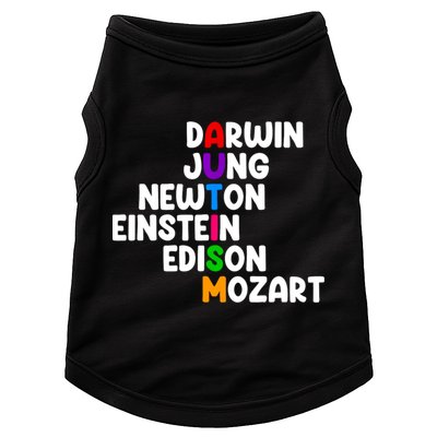 Autism Support Darwin Jung Newton Einstein Edison Mozart Doggie Tank