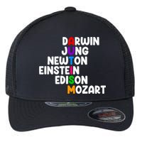 Autism Support Darwin Jung Newton Einstein Edison Mozart Flexfit Unipanel Trucker Cap
