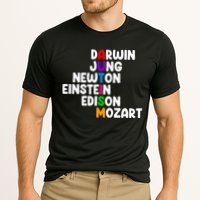 Autism Support Darwin Jung Newton Einstein Edison Mozart Performance Shirt