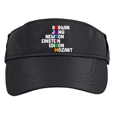 Autism Support Darwin Jung Newton Einstein Edison Mozart Adult Drive Performance Visor