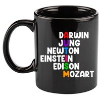 Autism Support Darwin Jung Newton Einstein Edison Mozart 11oz C Handle Ceramic Mug
