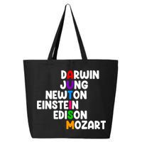 Autism Support Darwin Jung Newton Einstein Edison Mozart 25L Jumbo Tote