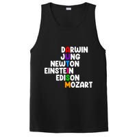 Autism Support Darwin Jung Newton Einstein Edison Mozart PosiCharge Competitor Tank
