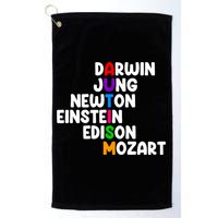 Autism Support Darwin Jung Newton Einstein Edison Mozart Golf Towel