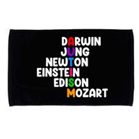 Autism Support Darwin Jung Newton Einstein Edison Mozart Microfiber Hand Towel