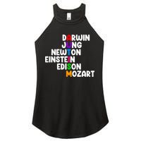 Autism Support Darwin Jung Newton Einstein Edison Mozart Women's Perfect Tri Rocker Tank