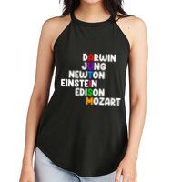 Autism Support Darwin Jung Newton Einstein Edison Mozart Women's Perfect Tri Rocker Tank