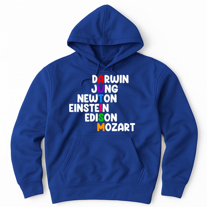Autism Support Darwin Jung Newton Einstein Edison Mozart Hoodie