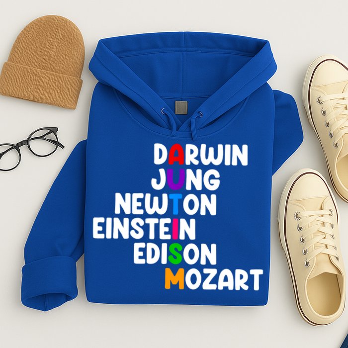 Autism Support Darwin Jung Newton Einstein Edison Mozart Hoodie