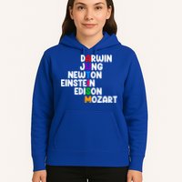 Autism Support Darwin Jung Newton Einstein Edison Mozart Hoodie