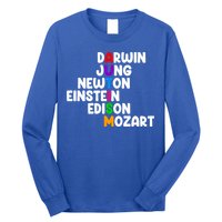 Autism Support Darwin Jung Newton Einstein Edison Mozart Long Sleeve Shirt