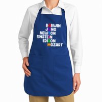 Autism Support Darwin Jung Newton Einstein Edison Mozart Apron