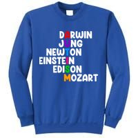 Autism Support Darwin Jung Newton Einstein Edison Mozart Sweatshirt