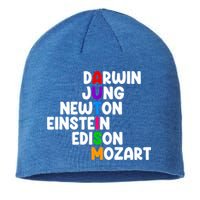 Autism Support Darwin Jung Newton Einstein Edison Mozart Sustainable Beanie