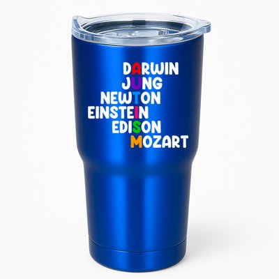 Autism Support Darwin Jung Newton Einstein Edison Mozart Tumbler