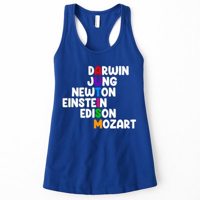 Autism Support Darwin Jung Newton Einstein Edison Mozart Womens Tank Top
