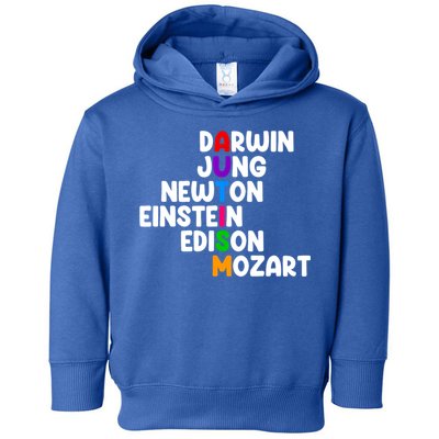Autism Support Darwin Jung Newton Einstein Edison Mozart Toddler Hoodie