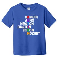 Autism Support Darwin Jung Newton Einstein Edison Mozart Toddler T-Shirt