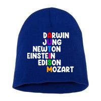 Autism Support Darwin Jung Newton Einstein Edison Mozart Short Acrylic Beanie