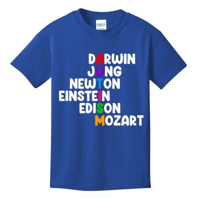Autism Support Darwin Jung Newton Einstein Edison Mozart Kids T-Shirt