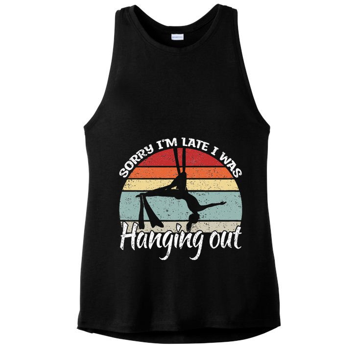 Aerial Silk Dancer Aerialist & Aerial Yoga Ladies PosiCharge Tri-Blend Wicking Tank