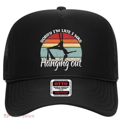Aerial Silk Dancer Aerialist & Aerial Yoga High Crown Mesh Back Trucker Hat