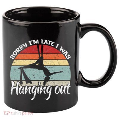 Aerial Silk Dancer Aerialist & Aerial Yoga 11oz C Handle Ceramic Mug