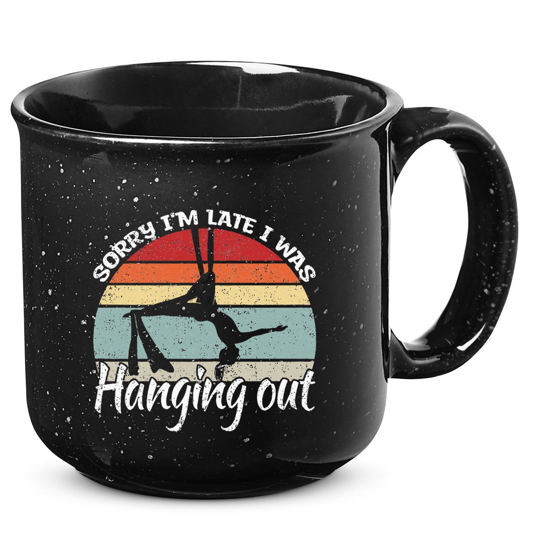 Aerial Silk Dancer Aerialist & Aerial Yoga 15oz Campfire Ceramic Mug