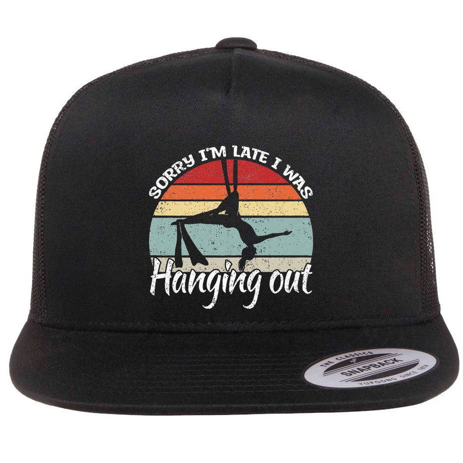 Aerial Silk Dancer Aerialist & Aerial Yoga Flat Bill Trucker Hat