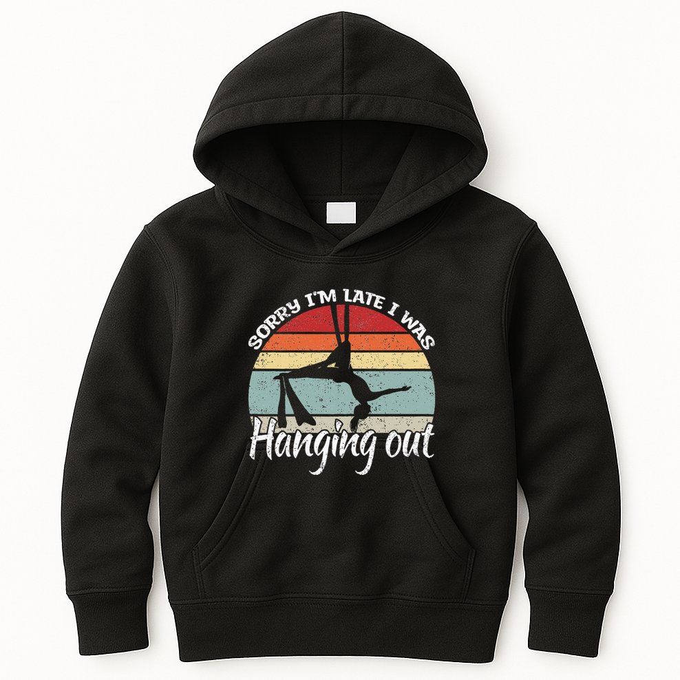 Aerial Silk Dancer Aerialist & Aerial Yoga Kids Hoodie