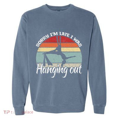 Aerial Silk Dancer Aerialist & Aerial Yoga Garment-Dyed Sweatshirt