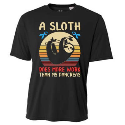 A Sloth Does More Work Than My Pancreas Cooling Performance Crew T-Shirt